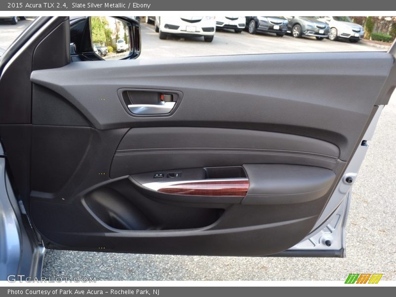 Slate Silver Metallic / Ebony 2015 Acura TLX 2.4
