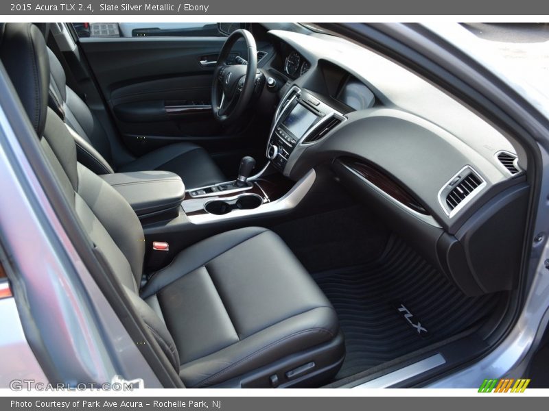 Slate Silver Metallic / Ebony 2015 Acura TLX 2.4