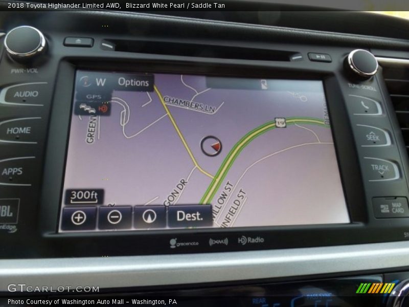 Blizzard White Pearl / Saddle Tan 2018 Toyota Highlander Limited AWD