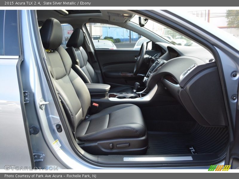 Slate Silver Metallic / Ebony 2015 Acura TLX 2.4