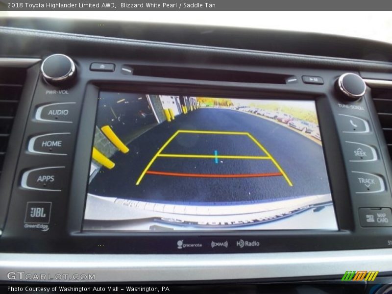 Blizzard White Pearl / Saddle Tan 2018 Toyota Highlander Limited AWD