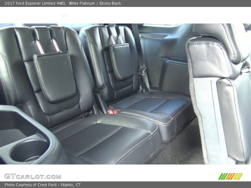 White Platinum / Ebony Black 2017 Ford Explorer Limited 4WD