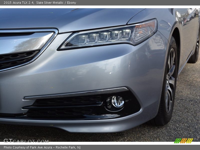 Slate Silver Metallic / Ebony 2015 Acura TLX 2.4