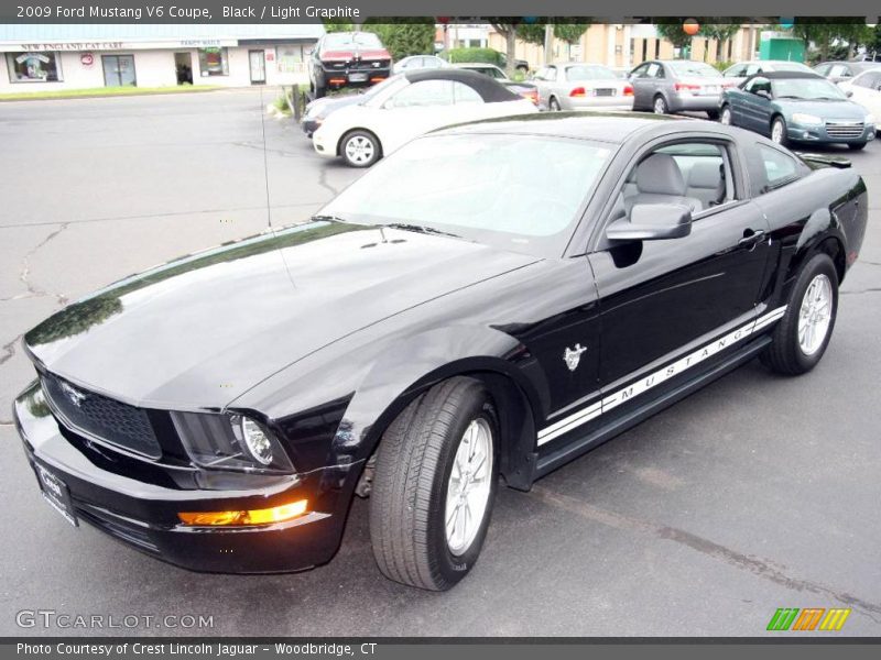 Black / Light Graphite 2009 Ford Mustang V6 Coupe