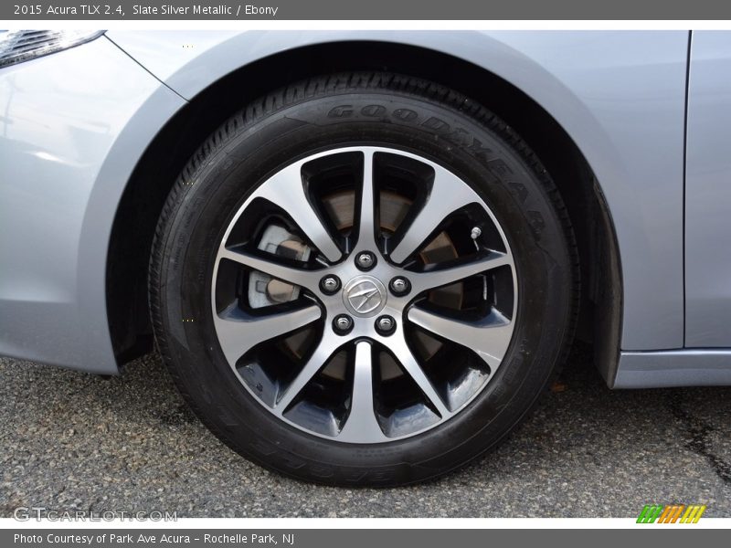 Slate Silver Metallic / Ebony 2015 Acura TLX 2.4