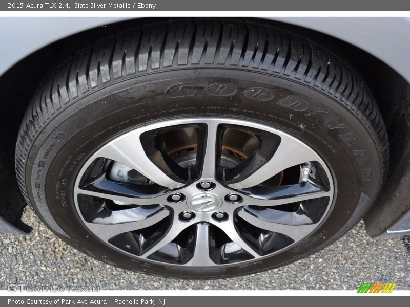 Slate Silver Metallic / Ebony 2015 Acura TLX 2.4