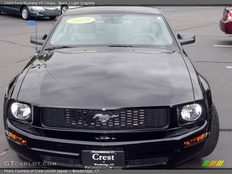 Black / Light Graphite 2009 Ford Mustang V6 Coupe