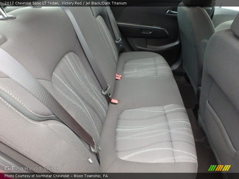 Victory Red / Jet Black/Dark Titanium 2012 Chevrolet Sonic LT Sedan