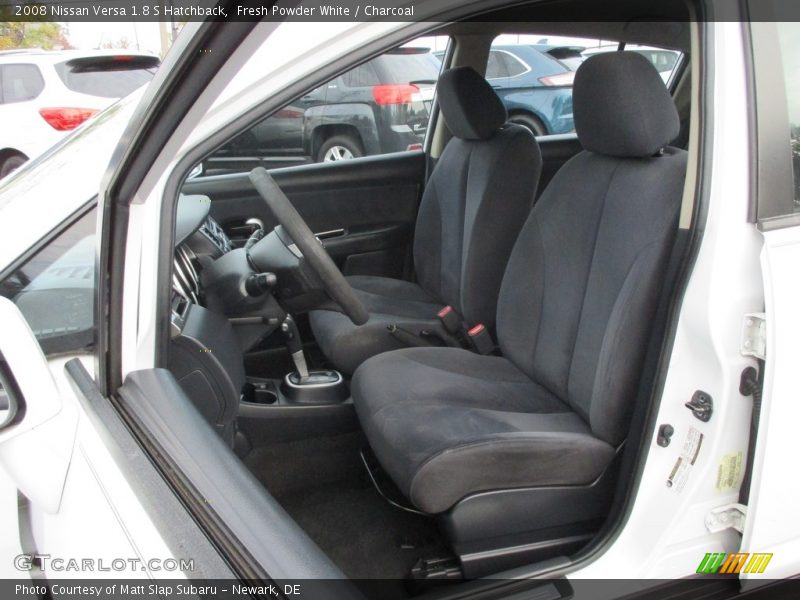 Fresh Powder White / Charcoal 2008 Nissan Versa 1.8 S Hatchback