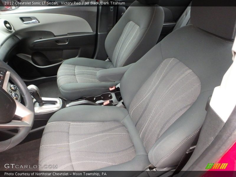 Victory Red / Jet Black/Dark Titanium 2012 Chevrolet Sonic LT Sedan