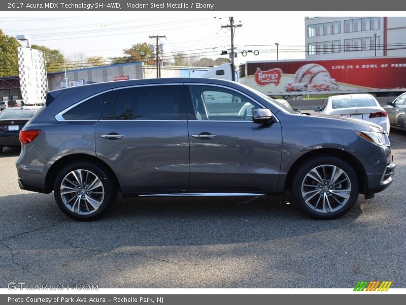 Modern Steel Metallic / Ebony 2017 Acura MDX Technology SH-AWD
