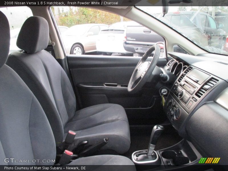 Fresh Powder White / Charcoal 2008 Nissan Versa 1.8 S Hatchback