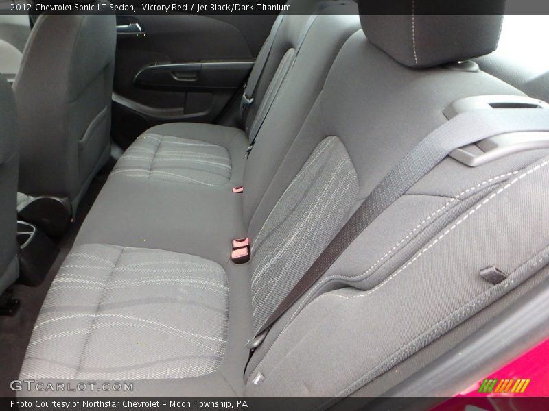 Victory Red / Jet Black/Dark Titanium 2012 Chevrolet Sonic LT Sedan