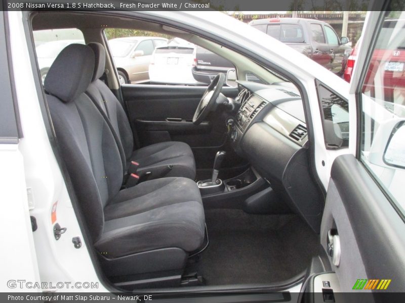 Fresh Powder White / Charcoal 2008 Nissan Versa 1.8 S Hatchback