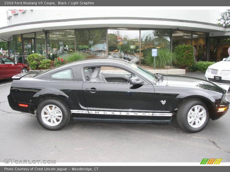 Black / Light Graphite 2009 Ford Mustang V6 Coupe