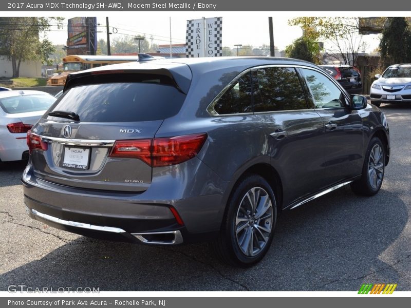 Modern Steel Metallic / Ebony 2017 Acura MDX Technology SH-AWD