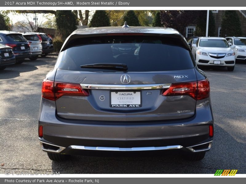 Modern Steel Metallic / Ebony 2017 Acura MDX Technology SH-AWD