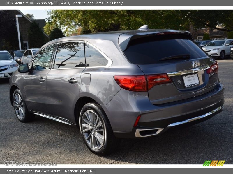 Modern Steel Metallic / Ebony 2017 Acura MDX Technology SH-AWD