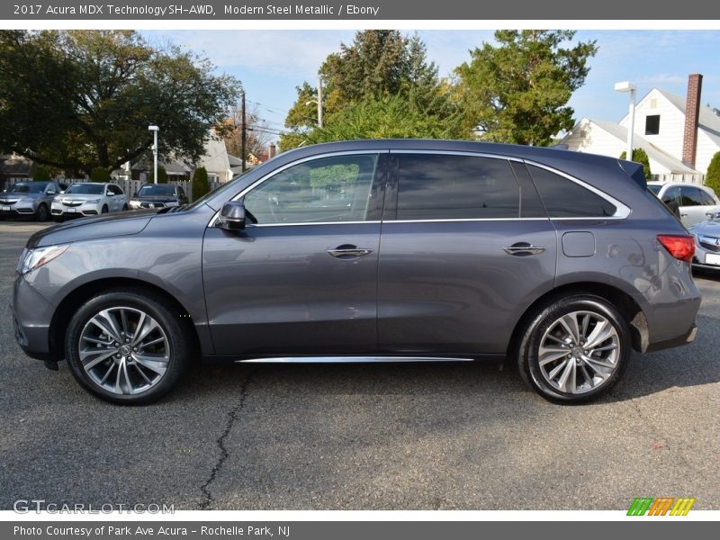 Modern Steel Metallic / Ebony 2017 Acura MDX Technology SH-AWD