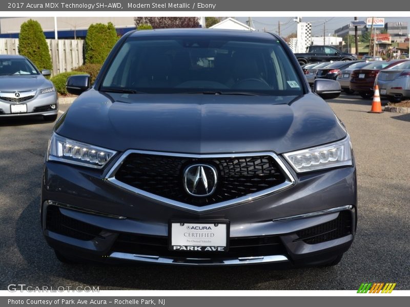 Modern Steel Metallic / Ebony 2017 Acura MDX Technology SH-AWD