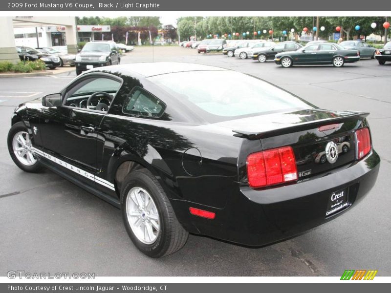 Black / Light Graphite 2009 Ford Mustang V6 Coupe