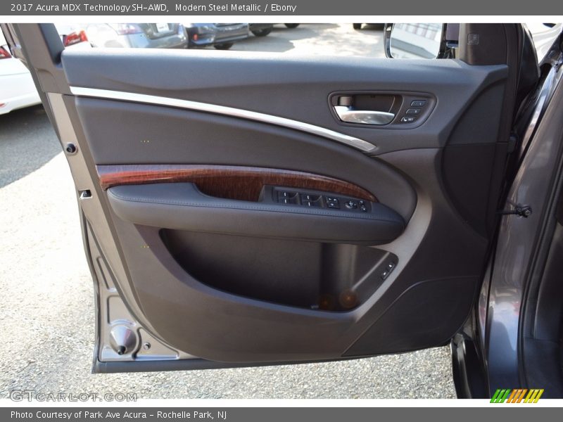Modern Steel Metallic / Ebony 2017 Acura MDX Technology SH-AWD