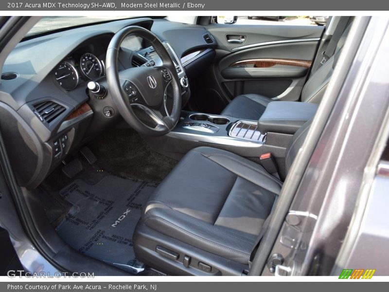 Modern Steel Metallic / Ebony 2017 Acura MDX Technology SH-AWD