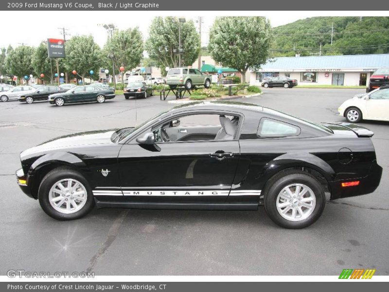 Black / Light Graphite 2009 Ford Mustang V6 Coupe