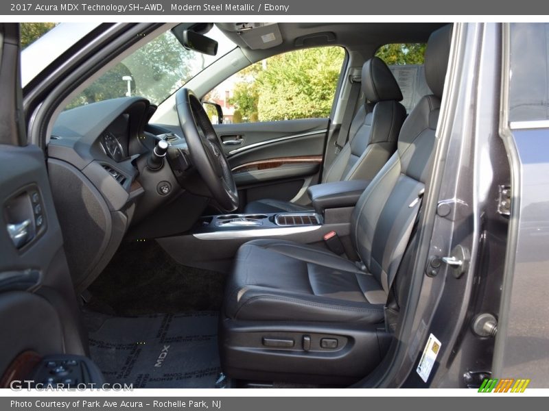 Modern Steel Metallic / Ebony 2017 Acura MDX Technology SH-AWD