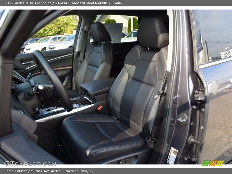 Modern Steel Metallic / Ebony 2017 Acura MDX Technology SH-AWD