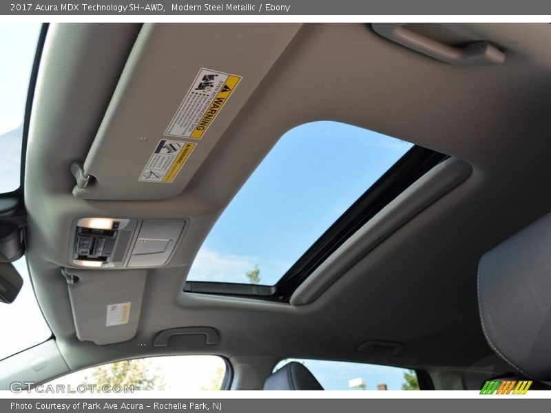 Modern Steel Metallic / Ebony 2017 Acura MDX Technology SH-AWD
