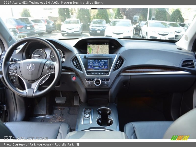 Modern Steel Metallic / Ebony 2017 Acura MDX Technology SH-AWD