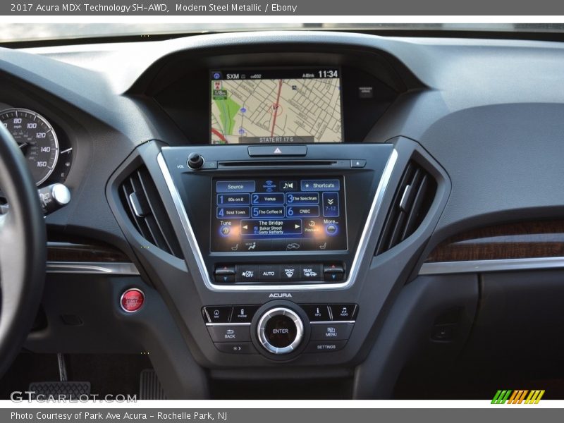 Modern Steel Metallic / Ebony 2017 Acura MDX Technology SH-AWD