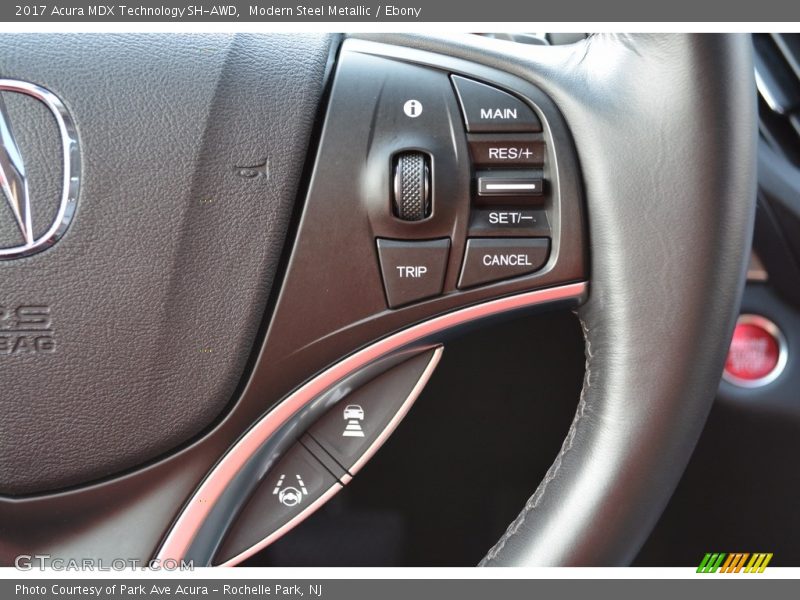 Modern Steel Metallic / Ebony 2017 Acura MDX Technology SH-AWD