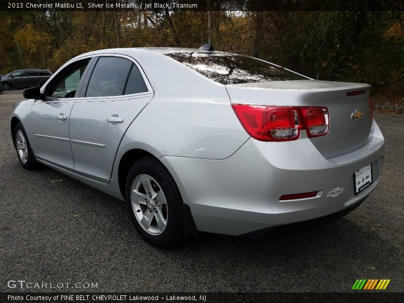 Silver Ice Metallic / Jet Black/Titanium 2013 Chevrolet Malibu LS