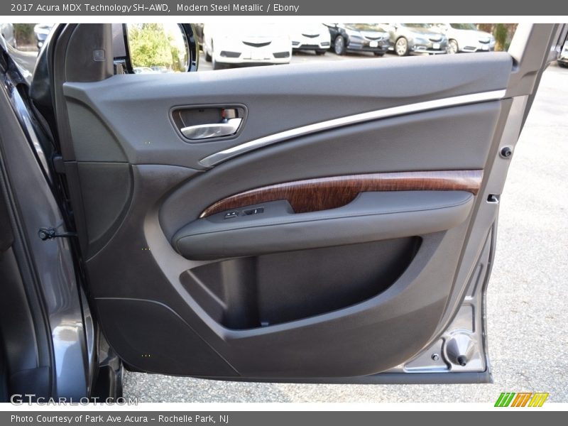 Modern Steel Metallic / Ebony 2017 Acura MDX Technology SH-AWD