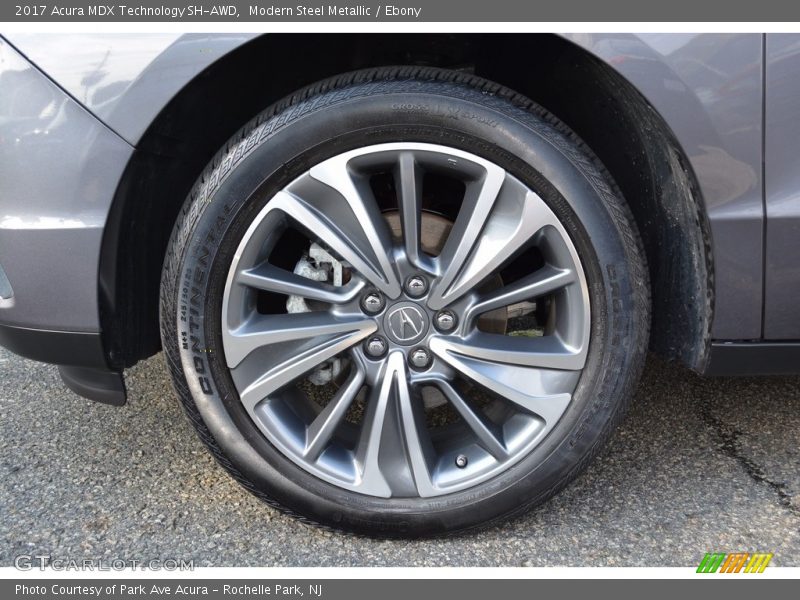 Modern Steel Metallic / Ebony 2017 Acura MDX Technology SH-AWD