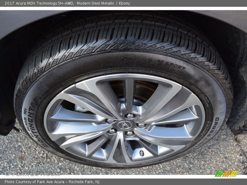 Modern Steel Metallic / Ebony 2017 Acura MDX Technology SH-AWD