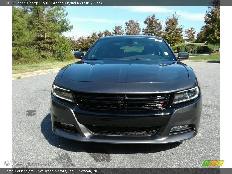 Granite Crystal Metallic / Black 2016 Dodge Charger R/T