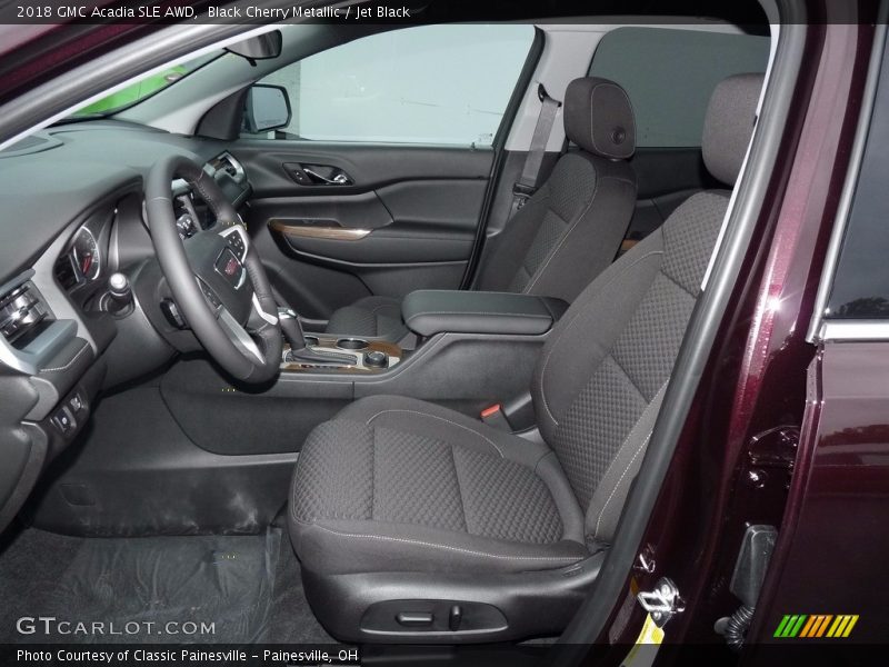 Black Cherry Metallic / Jet Black 2018 GMC Acadia SLE AWD