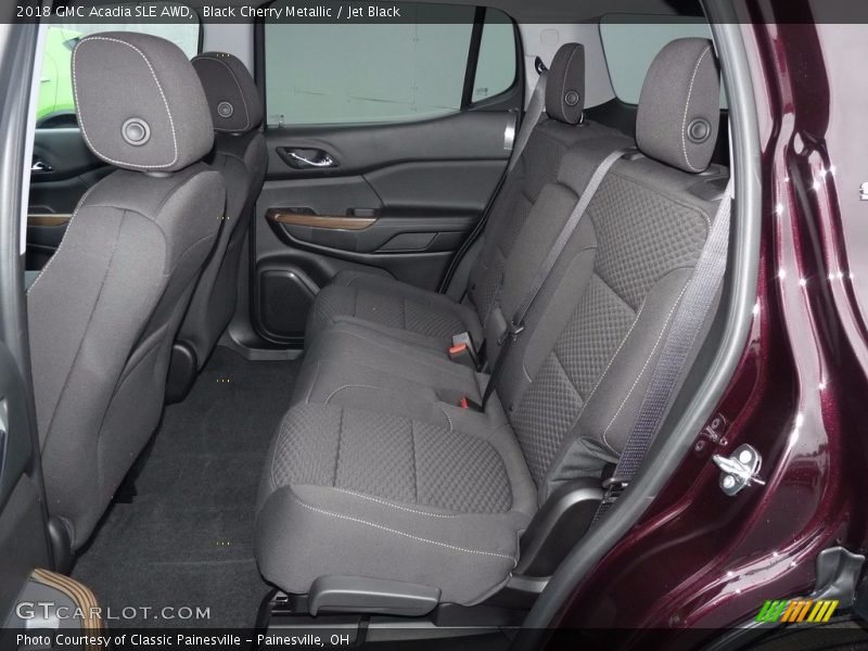 Black Cherry Metallic / Jet Black 2018 GMC Acadia SLE AWD