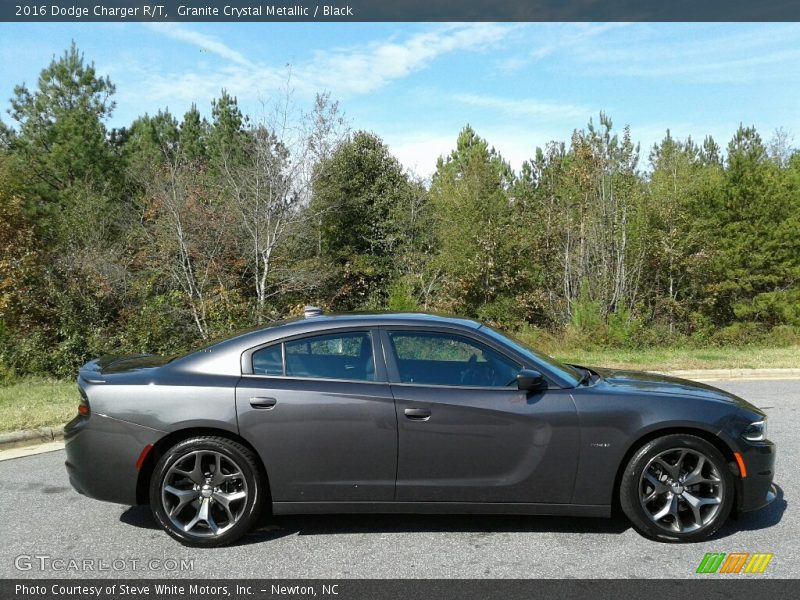 Granite Crystal Metallic / Black 2016 Dodge Charger R/T