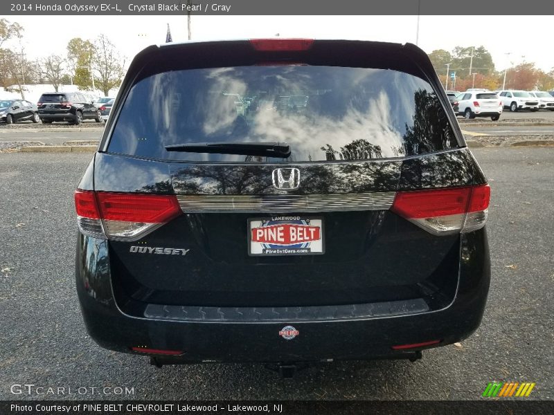 Crystal Black Pearl / Gray 2014 Honda Odyssey EX-L