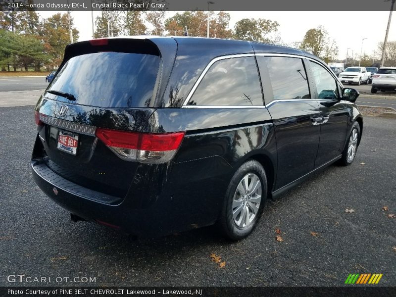 Crystal Black Pearl / Gray 2014 Honda Odyssey EX-L