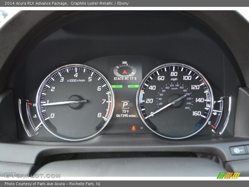 Graphite Luster Metallic / Ebony 2014 Acura RLX Advance Package