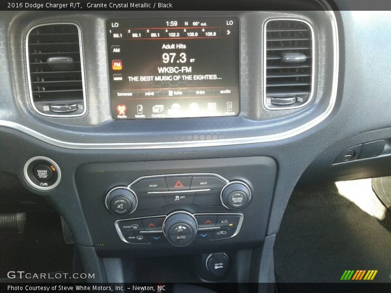 Granite Crystal Metallic / Black 2016 Dodge Charger R/T