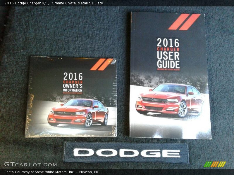 Granite Crystal Metallic / Black 2016 Dodge Charger R/T