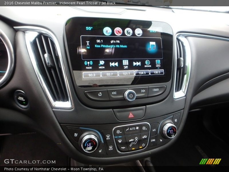 Iridescent Pearl Tricoat / Jet Black 2016 Chevrolet Malibu Premier