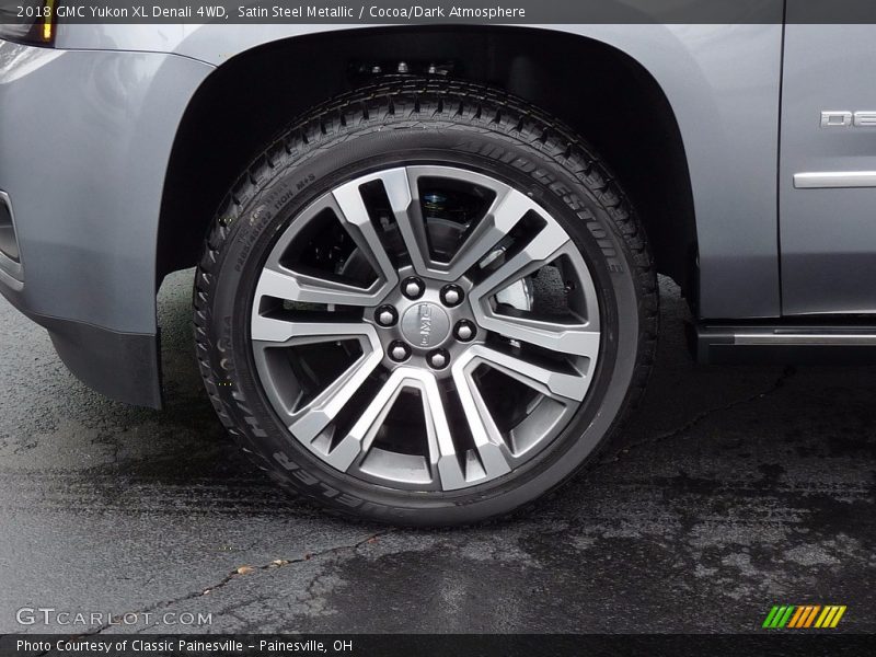 Satin Steel Metallic / Cocoa/Dark Atmosphere 2018 GMC Yukon XL Denali 4WD