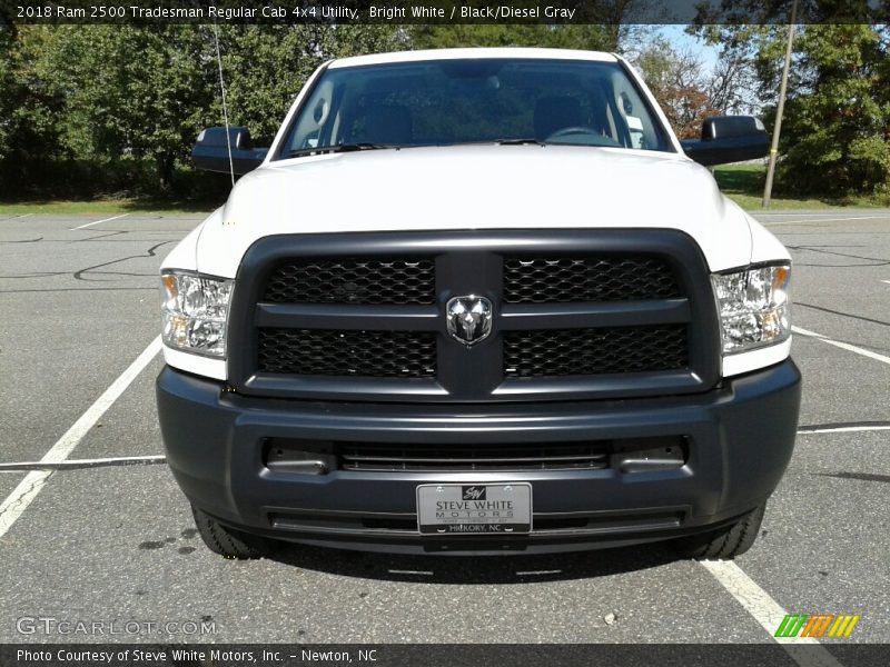 Bright White / Black/Diesel Gray 2018 Ram 2500 Tradesman Regular Cab 4x4 Utility